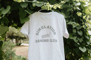 Simulation Gaming Club T-Shirt - Grey (Size XS and L)